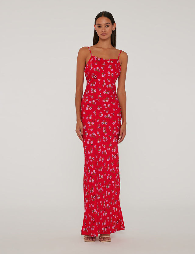ROTATE Birger Christensen - Printed Maxi Dress