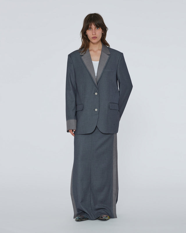 REMAIN Birger Christensen - Two Color Maxi Skirt