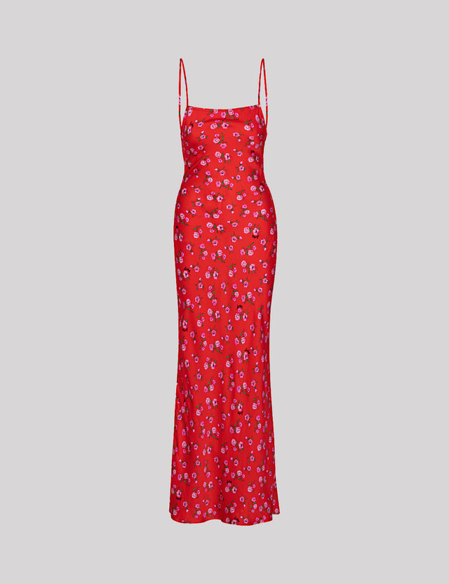 ROTATE - Printed Maxi Dress