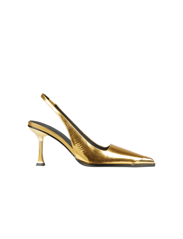 Stine Goya - Eiffel Metal Cap Sling Back Shoes